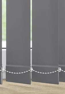 Andromeda, Dusky Grey - Vertical Blind Slats